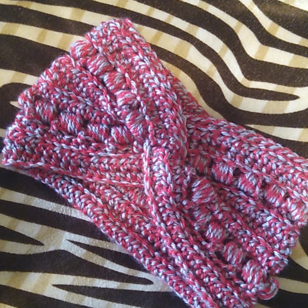 HANDMADE twist headband/ ear warmer